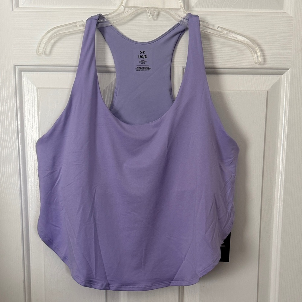 NWT - Under Armour Lilac Racerback Performance Tank